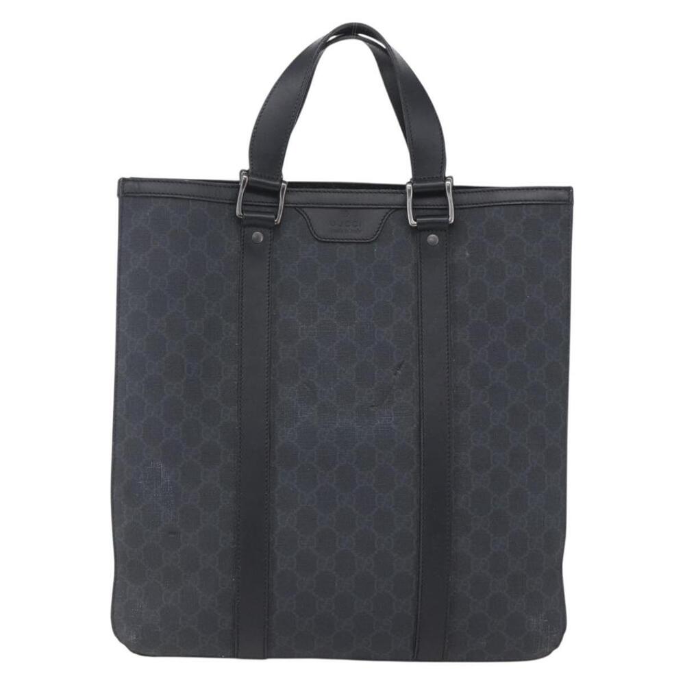 GUCCI GG Supreme Hand Bag PVC Black 322072 Auth ep12169 - Picture 13 of 16